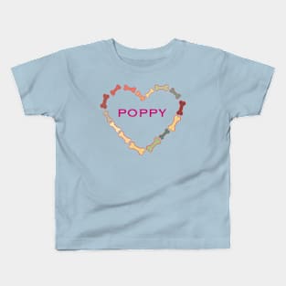 MY FOUR LEGGED FRIEND POPPY Kids T-Shirt